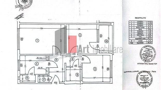 Trapezului Apartament 3 camere decomandat